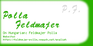 polla feldmajer business card